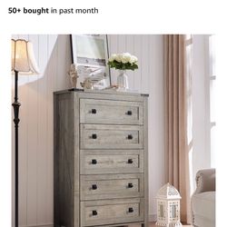 Farmhouse 5 Drawer Dresser