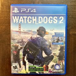 Watch Dogs 2 - PS4 (Perfect Condition)