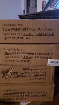 4000 poly mailers self sealing