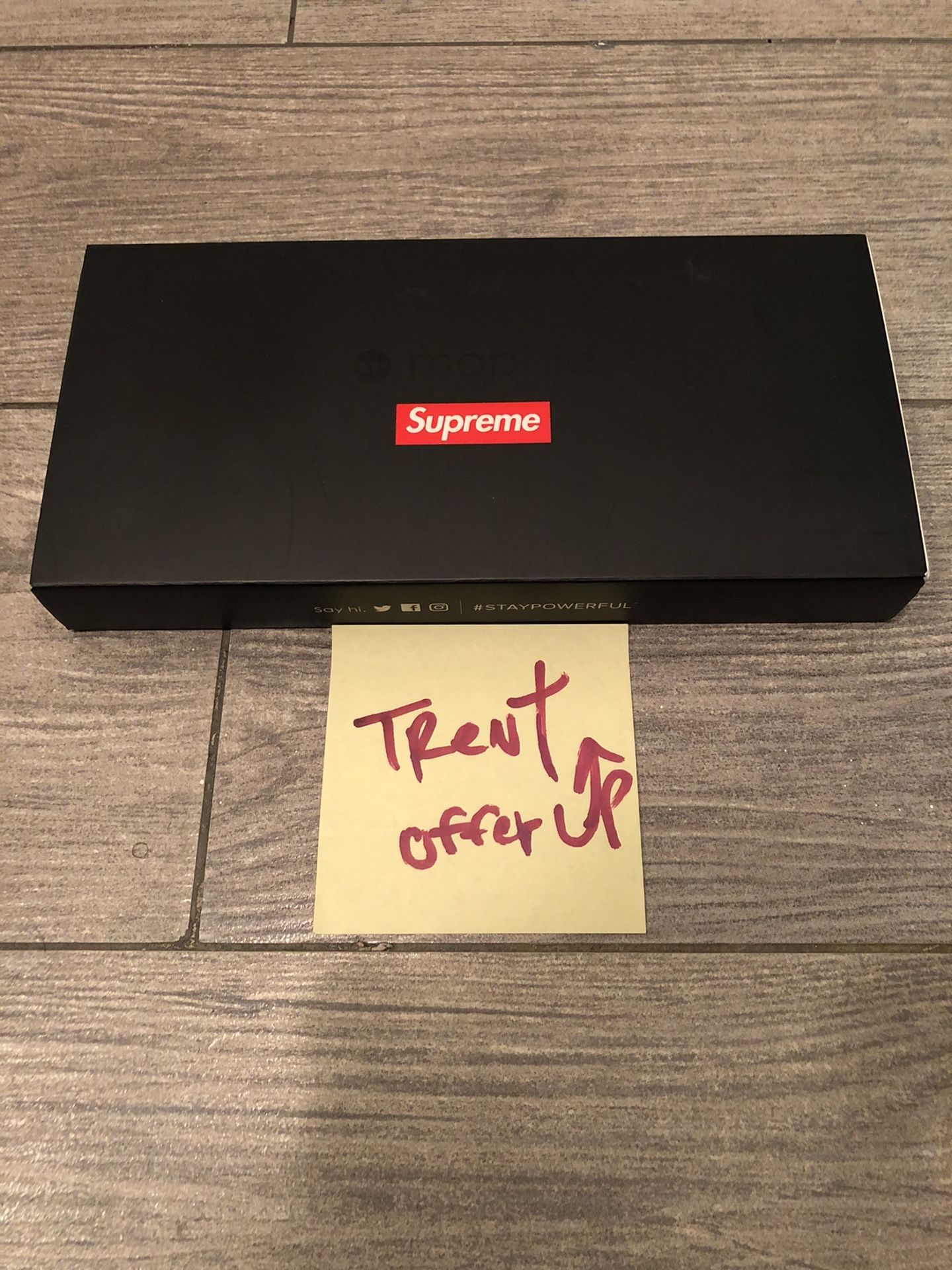 MOPHIE SUPREME ENCORE 20k Mobile Battery Charger BLACK Fall Winter 2017