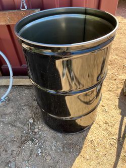 Steel drum with lid