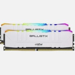 Crucial Ballistix RGB 3600 DDR4 DRAM 16 GB (8GBx2)-White