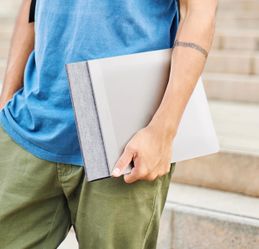 Journey NEXA 4-in-1 Laptop Sleeve | Wireless Charging | Dove Grey | 15”-16”