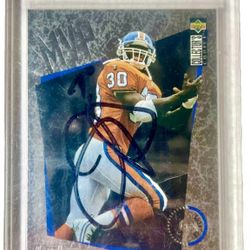 AUTOGRAPHED: Terrell Davis 1996 Upper Deck MVP - M14