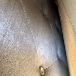 Tufted Velvety Grey Headboard - Queen