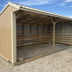 10ft.x20ft. Run-in Shed Loafing Shed