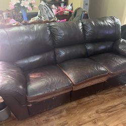 all power reclining leather sofa and loveseat !!! 