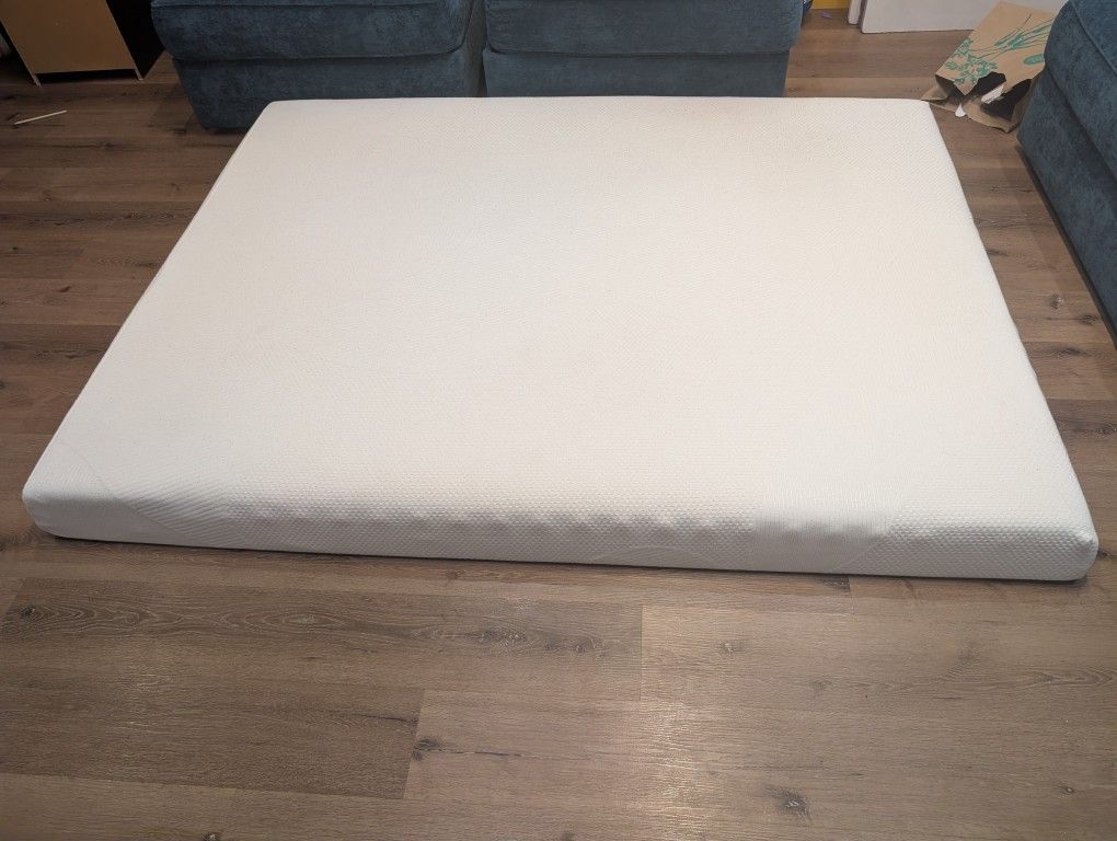 6" Queen Size Memory Foam Mattress For Platform Beds 