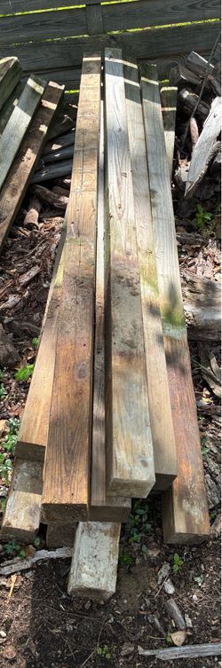 Reclaimed 4x4x8 Treated Posts