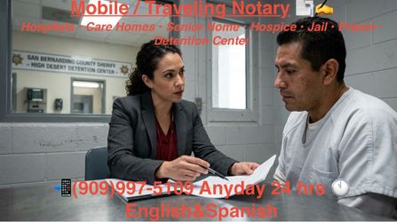 Jail Notary Supplies