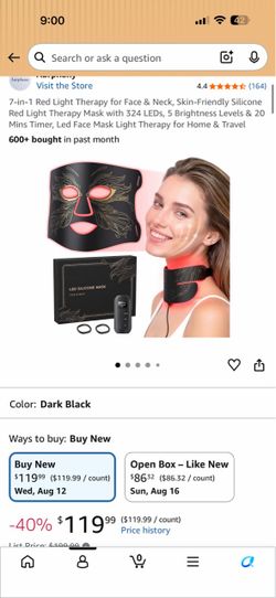 7-in-1 Red Light Therapy for Face & Neck