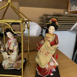 Set Of Antique Chinese Dolls