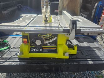 Ryobi 15amp 10" table saw