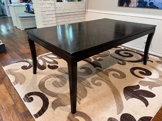Free Modern Espresso Color Expandable Dining Table - Read Description