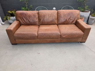 Leather sofa