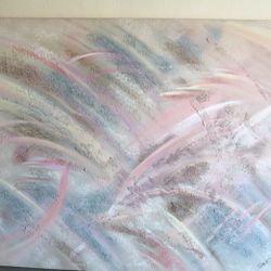 Abstract Textured Painting 4feet By 4 Feet 