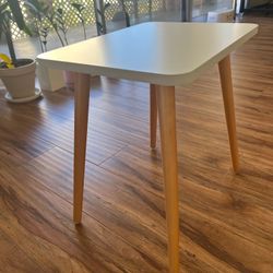 White Side Table 