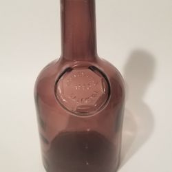 Vintage Wheaton Rogers Bros 1850 N.J Purple Glass Bottle 