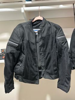 Women SM Motorcycle Jacket & SUZE 10R Pants