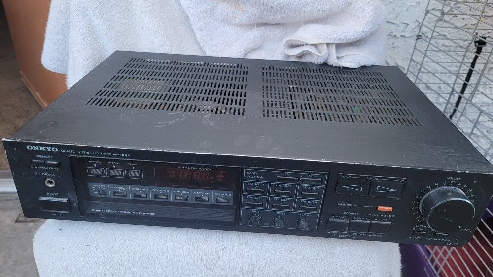 Vintage onkyo Stereo receiver model tx 17 Works