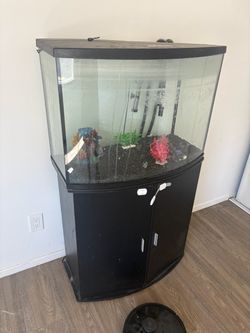 30 gallon tank with filter and light top