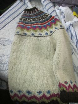 Hand Made Sweater from Ecuador