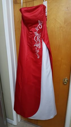 Dress Red And White 