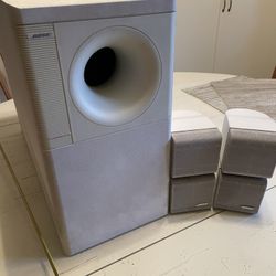 Bose White Acoustics System, Wired W/Subwoofer