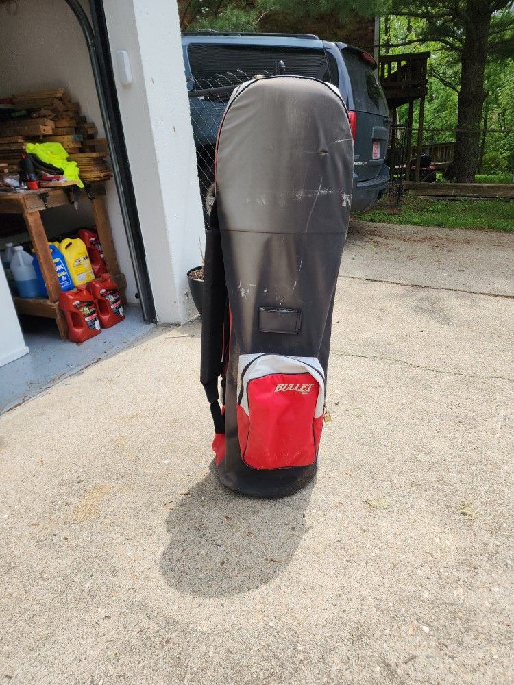 Golf Clubs And Travel Case