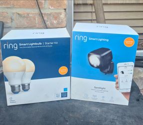 Ring light bulb starter and spotlight