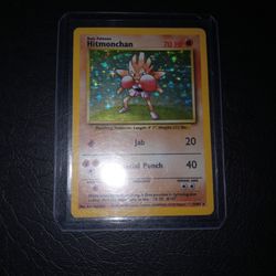 Hitmonchamp 1999 Holographic Pokémon Mint