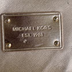 MICHAEL KORS Rose Gold Leather Tote