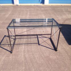 Glass Desk $40 Or Best Offer