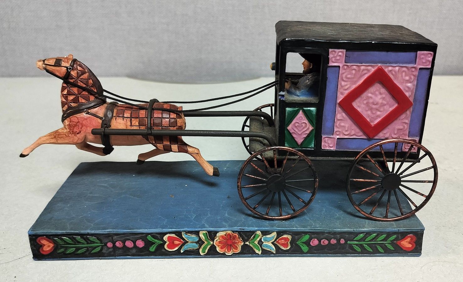 Jim Shore Amish Horse & Buggy Simple Living 2006 