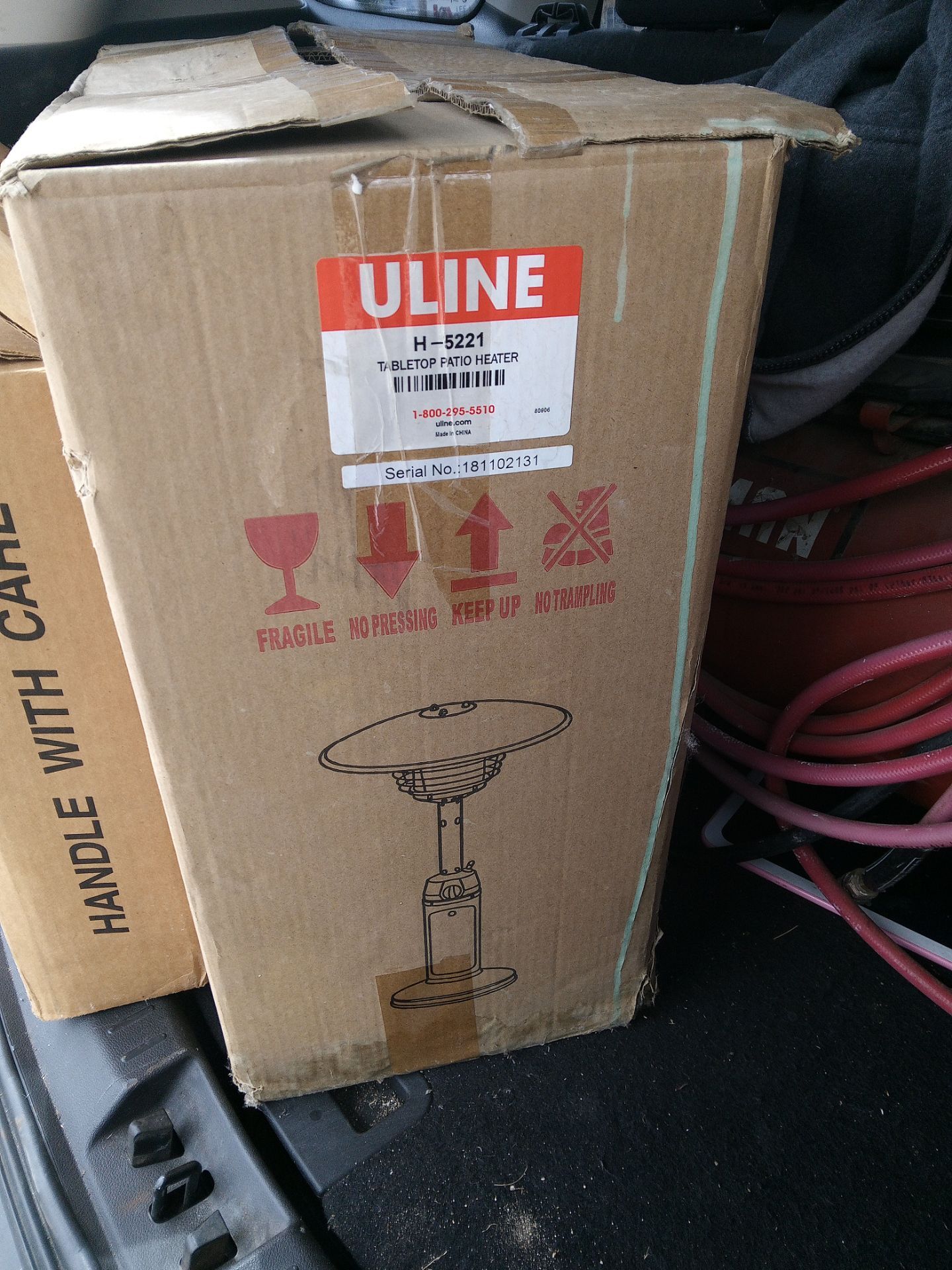 Uline patio heater