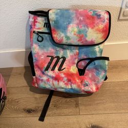 Used Youth Marucci Softball Backpack Tie Dye