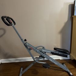 Upright Row-N-Ride Squat Assist Trainer Machine For Abs And Glute Workout 
