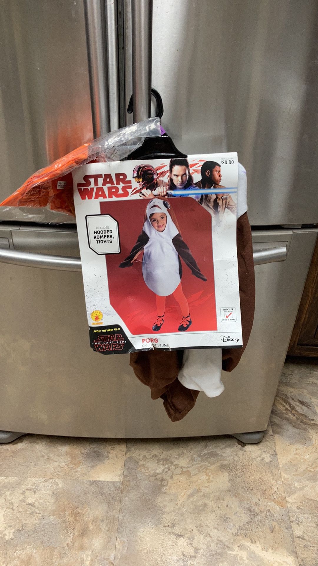 New porg costume 2t3t $10