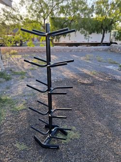Vertical weight rack