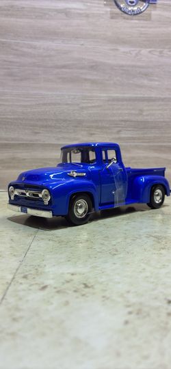 Ford F-100 Diecast Model Truck Blue