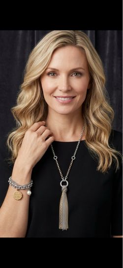 Brighton  Meridian Tassel Necklace and Bracelet Set