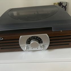 Jensen JTA-222 3-Speed Stereo Turntable