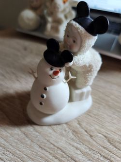 Department 56 Snowbabies Disney “Be Like Mickey Too!” 2007