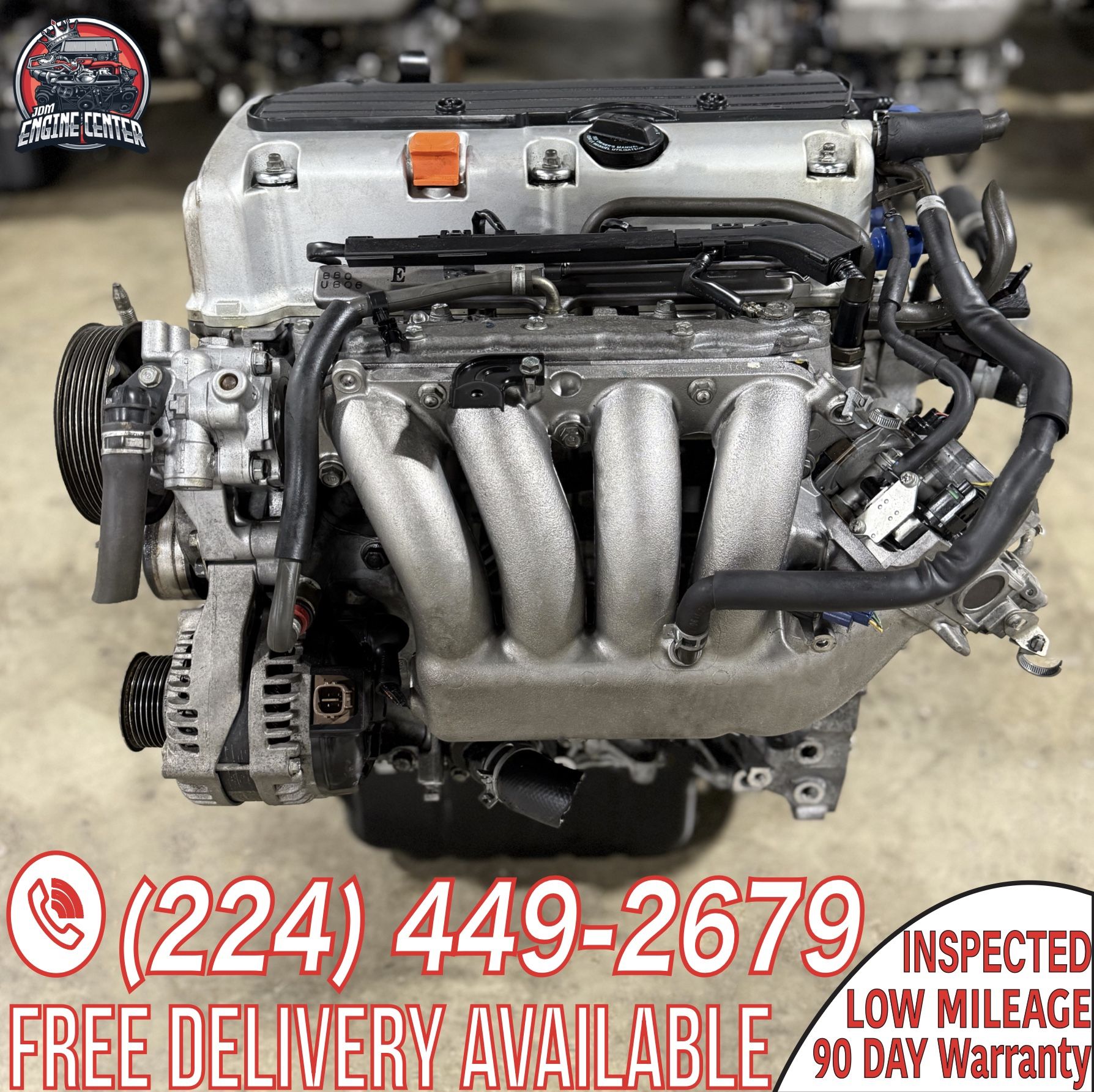 JDM 04 - 08 Honda | Acura TSX K24A K24A2 2.4L DOHC iVTEC RBB Head 3 Lobe Engine