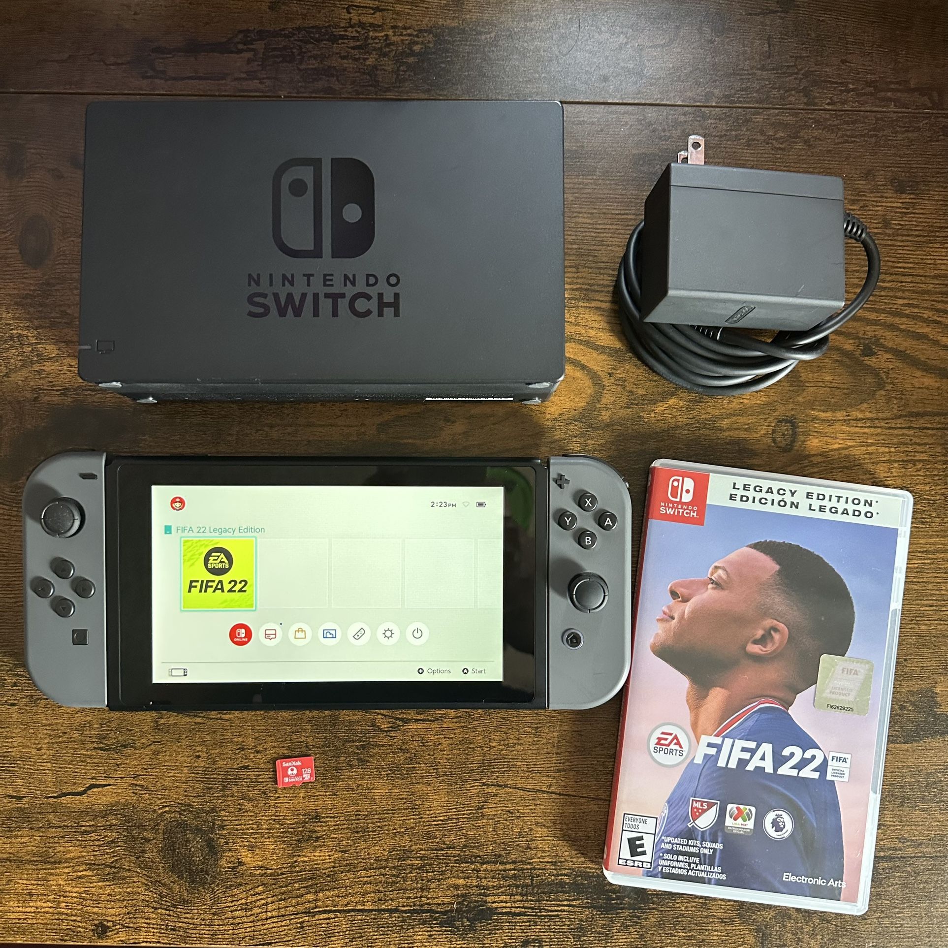 Nintendo Switch Console With FIFA 22 Video game, 128gb Member