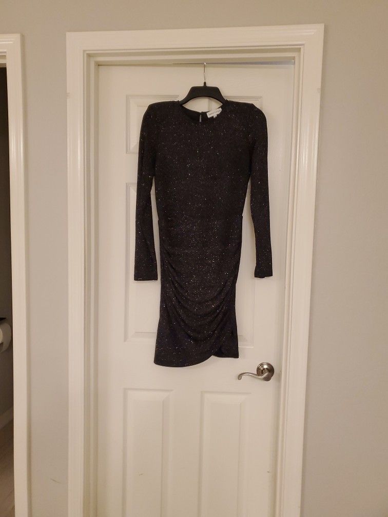 Gibson Latimer Black Glitter Dress