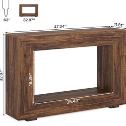 Brand New 47” Console Table 