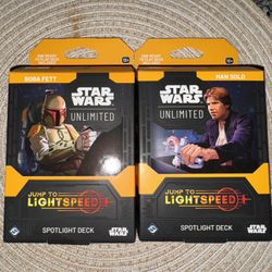 Star Wars Unlimited Jump to Lightspeed - Spotlight Decks (Set of 2)