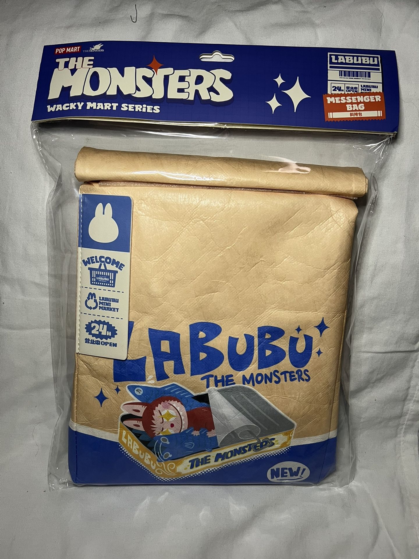 Labubu Wacky Mart Messenger Bag Purse