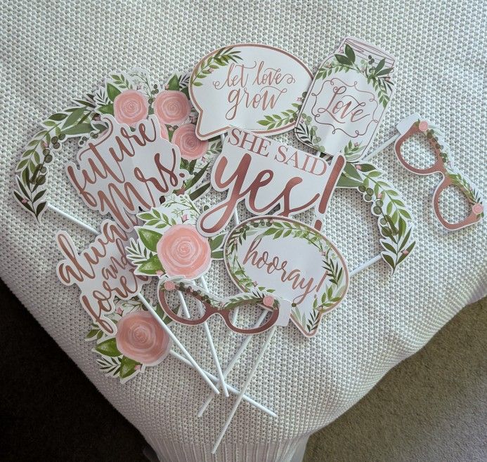Bridal Shower Photo Props